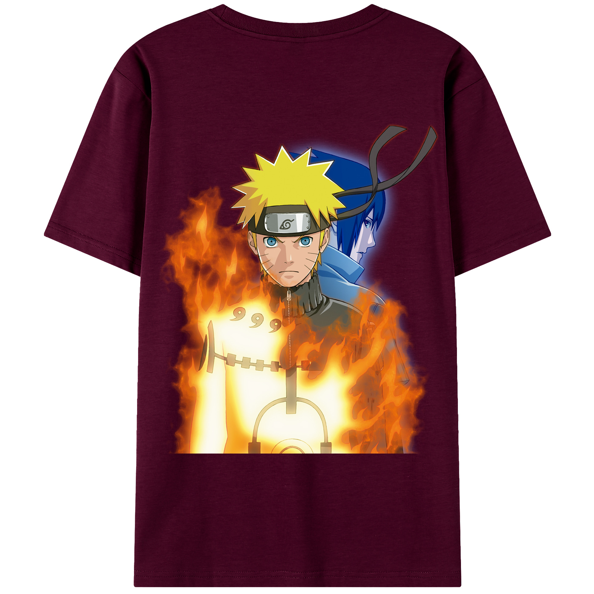 （画像用） NARUTO -ナルト- うずまき ナルト Uzumaki Naruto レディース半袖Tシャツ(バックプリント)